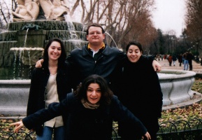 Fabienne, Laetitia et Isabelle (Madrid) - Janvier 1999