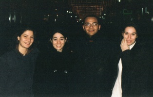 Laetitia, Fabienne, Eric et Isabelle (Madrid) - Janvier 1999