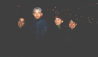 Israel - Jerusalem - Fabienne, Eric, Laetitia & Céline - Février 2000