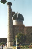 Ouzbekhistan - Samarcande - Place du Reghistan - Mai 2000