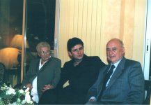 Yvonne, Adolphe et Olivier - Noël 2000